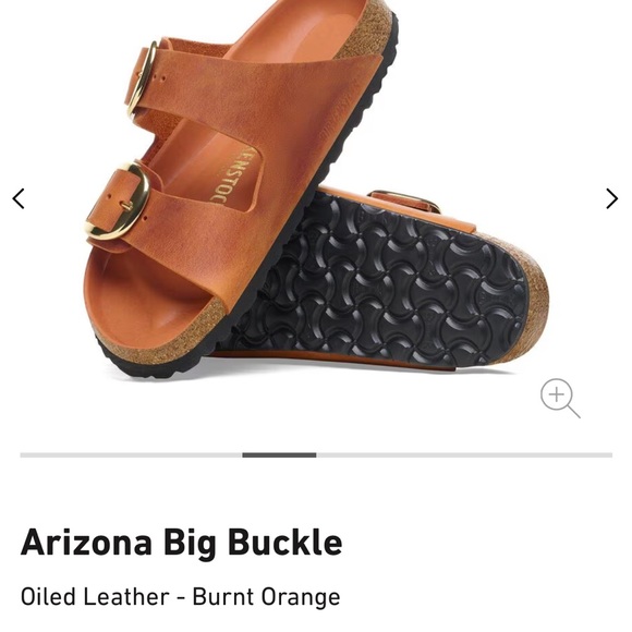 NWB Birkenstock Arizona big buckle sandal orange - Picture 2 of 10